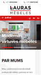 Mobile Screenshot of laurasmebeles.lv